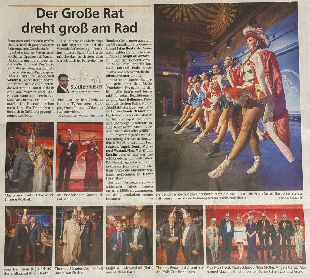Frankfurter Neue Presse vom 17.11.2025