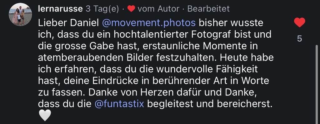 Kommentar zu @movement.photos