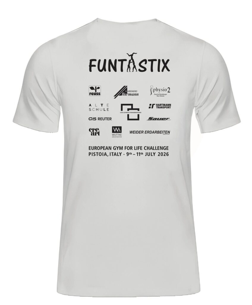 Funtastix Fanshirt European Gym for Life Challenge 2026